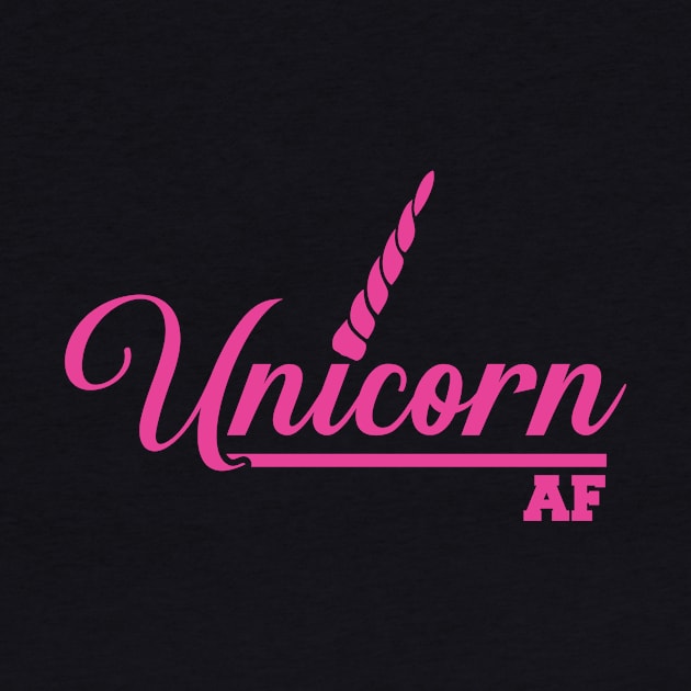 Unicorn AF mythical fairy tale unicorn unicorn shirt by OfCA Design